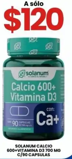 Farmapronto Solanum calcio 600+vitamina d3 oferta