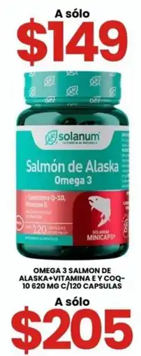 Farmapronto solanum Salmón de Alaska Omega 3 oferta