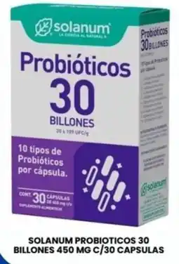 Farmapronto Solanum Probióticos 30 Billones oferta