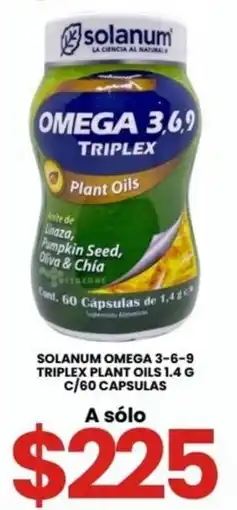 Farmapronto solanum omega 3,6,9 triplex plant oils oferta