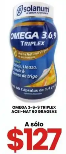 Farmapronto solanum omega 3,6,9 triplex oferta