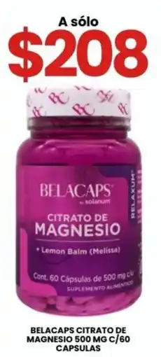 Farmapronto Belacaps citrato de magnesio oferta