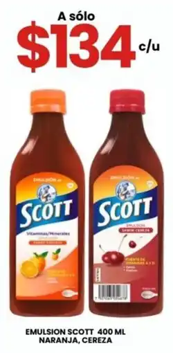Farmapronto Scott emulsion naranja, cereza oferta