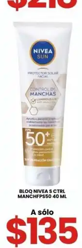 Farmapronto Nivea Sun Protector Solar Facial Control De Manchas oferta
