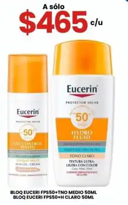 Farmapronto Eucerin protector solar oil control tinted tno medio eucerin protector solar hydro fluid tno claro oferta