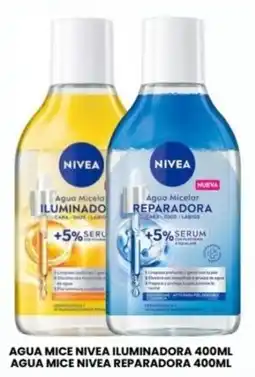 Farmapronto Nivea Agua Micelar Iluminadora Agua Micelar Reparadora oferta