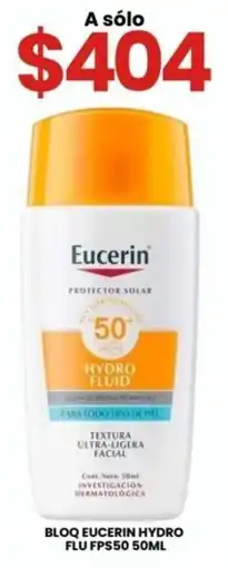 Farmapronto Eucerin protector solar hydro fluid oferta