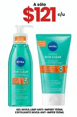 Farmapronto Nivea derma skin clear gel limpiador anti-imperfecciones oferta