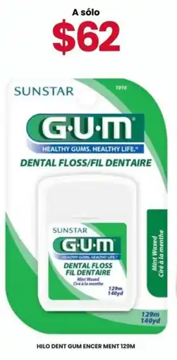 Farmapronto G.u.m dental floss fil dentaire oferta