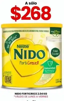 Farmapronto Nestlé Nido FortiCrece oferta