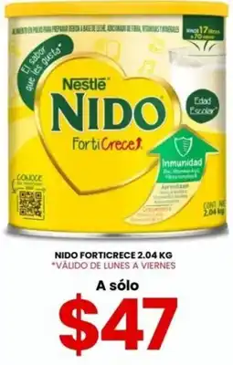 Farmapronto Nestlé Nido FortiCrece oferta