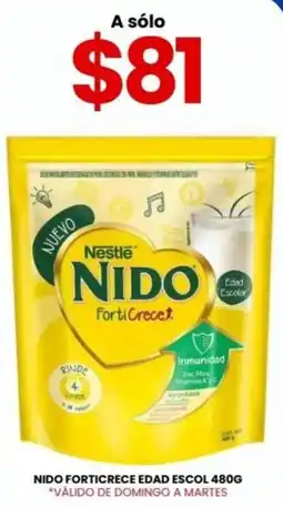Farmapronto Nestle Nido Forticrece Edad Escolar oferta