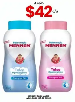 Farmapronto Mennen baby magic azul,rosa talco oferta