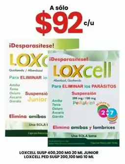 Farmapronto Loxcell suspensión junior oferta