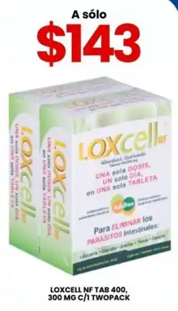 Farmapronto Loxcell nf tab 400 oferta