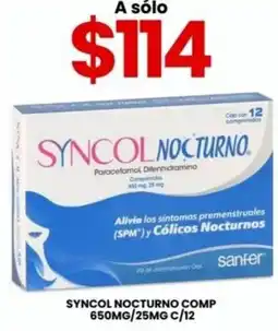 Farmapronto syncol nocturno oferta