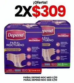 Farmapronto Depend pañal nocturno oferta