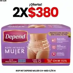 Farmapronto Rop int depend mujer ch-med c/15 n oferta