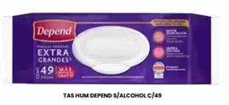 Farmapronto Depend toallas húmedas extra grandes oferta