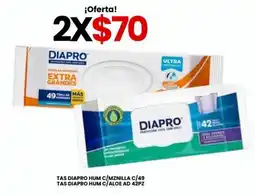 Farmapronto Diapro toallas húmedas extra grandes oferta