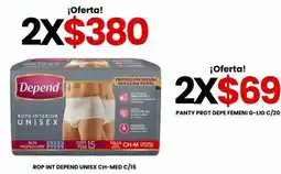 Farmapronto Depend Ropa Interior Unisex oferta