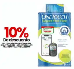 Farmapronto One Touch medidor de glucosa select plus flex oferta