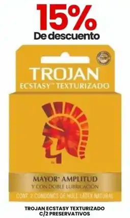Farmapronto trojan ecstasy texturizado oferta