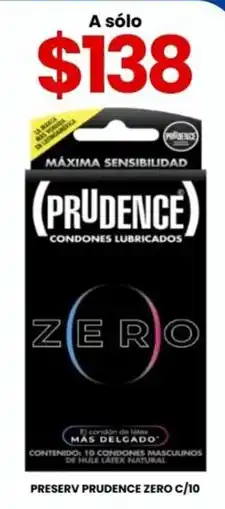 Farmapronto Prudence condones lubricados zero oferta