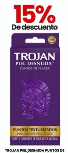 Farmapronto trojan piel desnuda puntos de placer oferta
