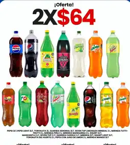 Farmapronto Pepsi pepsi light toronjita sangria senorial seven 7up limonada mineral mirinda tutti-frutti mirinda piña mirinda mandarina s oferta