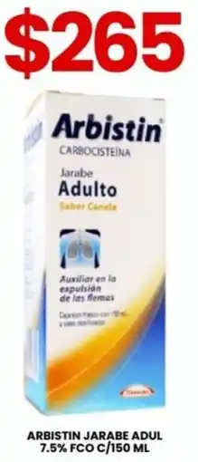 Farmapronto Arbistin jarabe adul 7.5% fco oferta
