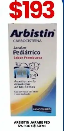 Farmapronto Arbistin jarabe ped 5% fco oferta