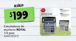 City Club Calculadoras de escritorio Royal oferta