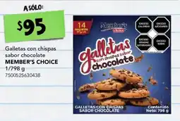 City Club Member's Choice Galletas con chispas sabor chocolate oferta