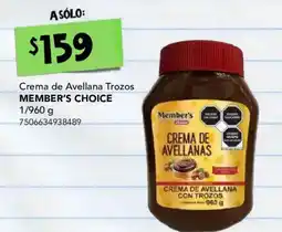 City Club Member's Choice Crema de Avellana Trozos oferta
