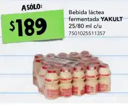 City Club Yakult bebida láctea fermentada oferta