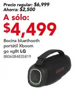City Club Xboom go xg8t LG oferta