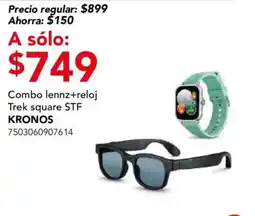 City Club kronos combo lennz+reloj trek square stf oferta