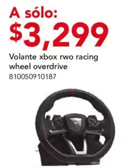 City Club xbox rwo racing wheel overdrive oferta