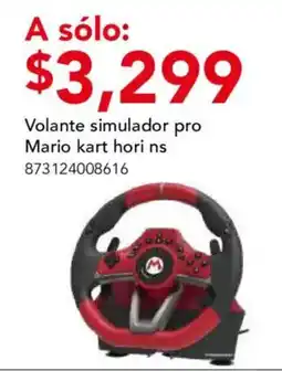 City Club Mario kart hori ns Volante simulador pro oferta