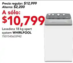 City Club whirlpool lavadora 18 kg xpert system oferta