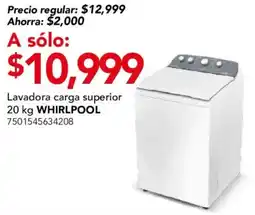 City Club Whirlpool lavadora carga superior oferta