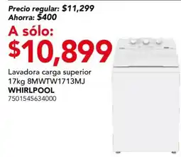 City Club whirlpool lavadora carga superior oferta