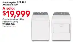 City Club whirlpool combo lavadora y secadora oferta