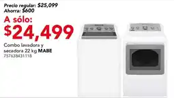 City Club mabe lavadora y secadora oferta