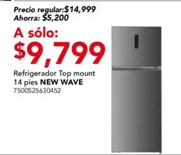 City Club New Wave Refrigerador Top mount oferta