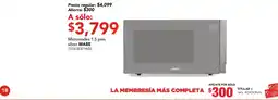 City Club mabe microondas 1.5 pies silver oferta