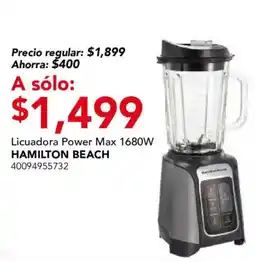 City Club Hamilton Beach Licuadora Power Max 1680W oferta