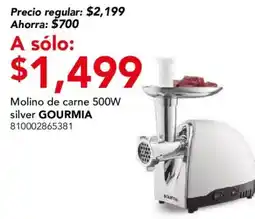City Club gourmia molino de carne 500w silver oferta