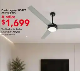 City Club Atomi Ventilador de techo Smart 52" oferta